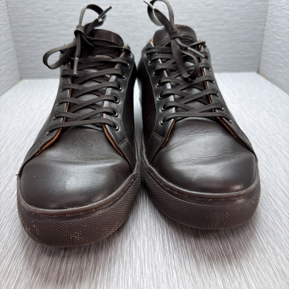 Thursday Boots Low Top Sneakers Mens 12 Brown Leather‎ Lace Up Casual Shoes